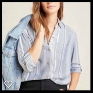 Anthropologie Maeve Button Down